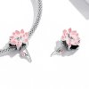 Charm de estilo Pandora con diseño de loto fresco - SCC2157