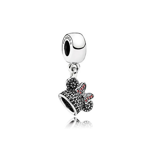 Charm Disney Minnie Mouse "Sombrero de Oído Sparkling Minnie" PANDORA