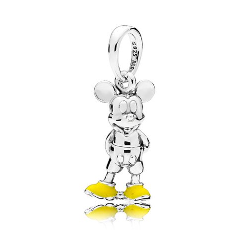 Colgantes en plata de ley Disney, Mickey clásico PANDORA