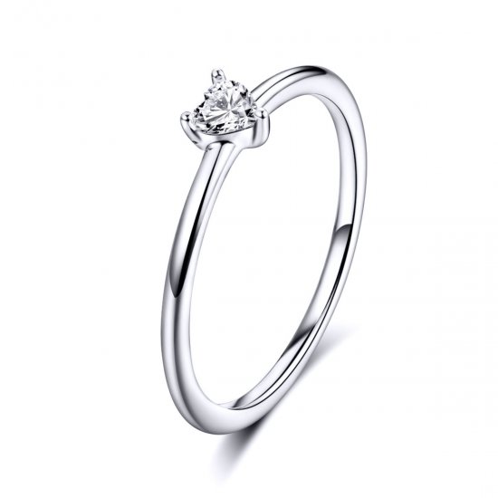 Anillo de Plata Estilo Pandora con Suerte Pequeña - SCR498 - Haga click en la imagen para cerrar