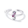 Anillo Abierto Exquisito Estilo Pandora con Caballito de Mar - SCR816