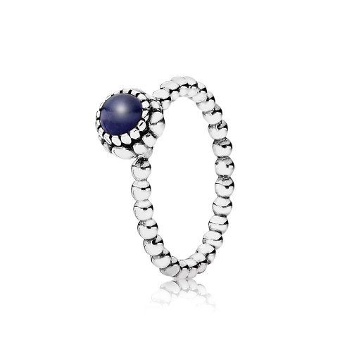 Anillo de plata de ley y lapislázuli - PANDORA