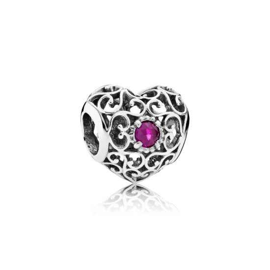 Charm calado Corazón de Julio - PANDORA - Haga click en la imagen para cerrar