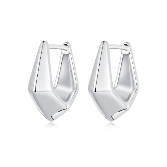 Pendientes geométricos exquisitos estilo PANDORA - SCE1704 - Haga click en la imagen para cerrar