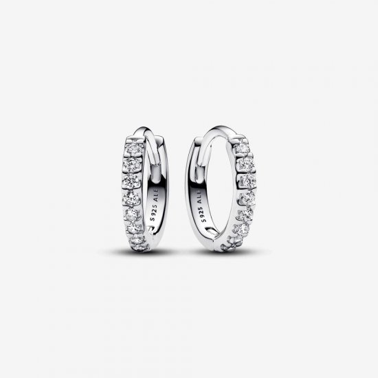 Pendientes Pandora de Aro Abrazo Brillante - 293015C01 - Haga click en la imagen para cerrar