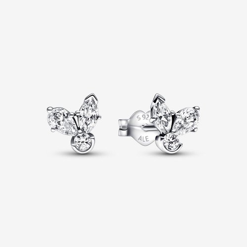 Pendientes de botón PANDORA Sparkling Herbarium Cluster - 292406C01
