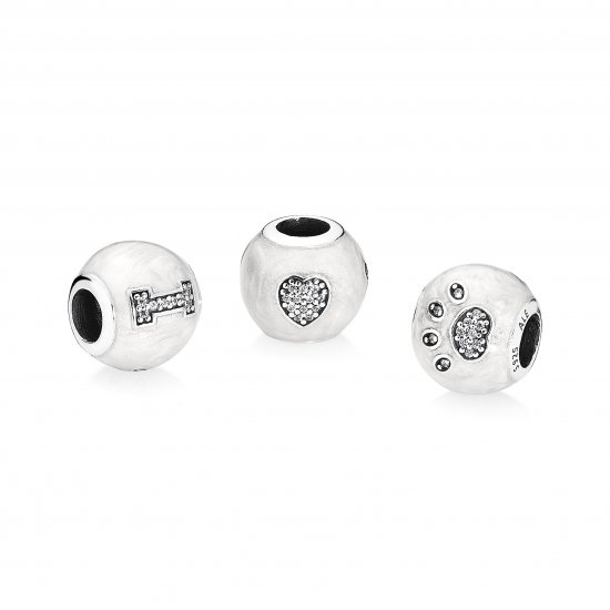 Charm en plata de ley Amo a mis mascotas PANDORA - Haga click en la imagen para cerrar