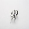 Pendientes de aro con cuentas y logotipo de la firma Pandora - 292310C00