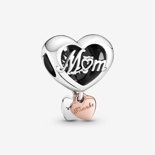Charm Pandora Corazón Gracias Mamá - 789372C00