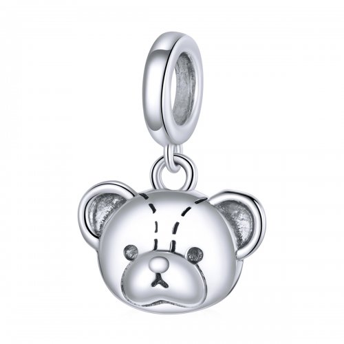 Pendiente colgante de estilo Pandora con lindo oso - SCX120-L
