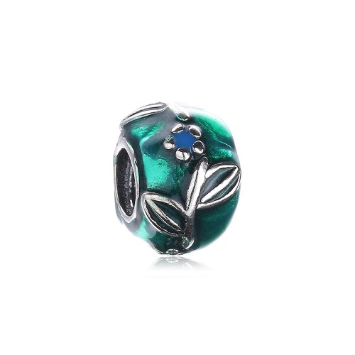 Charm en plata de ley Hoja PANDORA