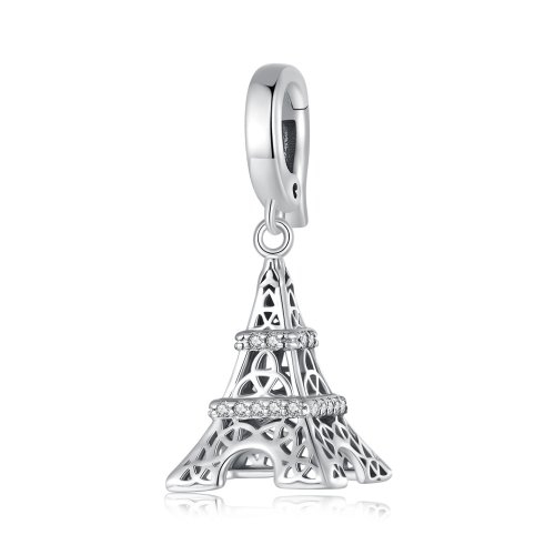 Pendiente colgante estilo Pandora de la Torre Eiffel - SCC2570