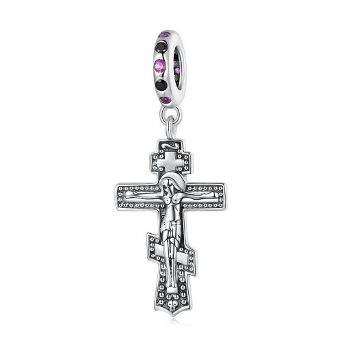 Colgante de Cruz de Jesús al estilo Pandora - BSC668