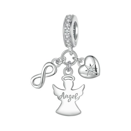 Colgante de ángel de la guarda estilo PANDORA - SCC2902