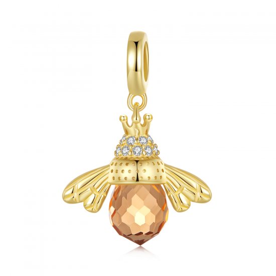Colgante de Abeja Dorada estilo Pandora - SCC035-B - Haga click en la imagen para cerrar