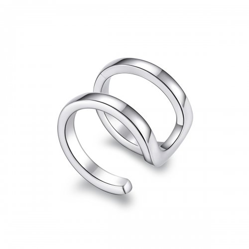 Clip de Oreja Individual de Estilo Pandora en Plata - SCE1025