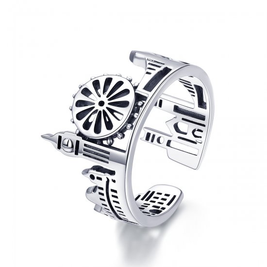 Anillo de plata estilo Pandora London - SCR474 - Haga click en la imagen para cerrar