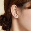 Aretes estilo Pandora Star Track - BSE457
