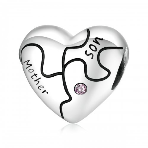 Charm estilo Pandora de amor en forma de rompecabezas - SCC1976