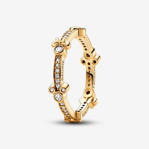 Anillo Pandora Eternidad Brillante Mickey Mouse & Minnie Mouse de Disney -