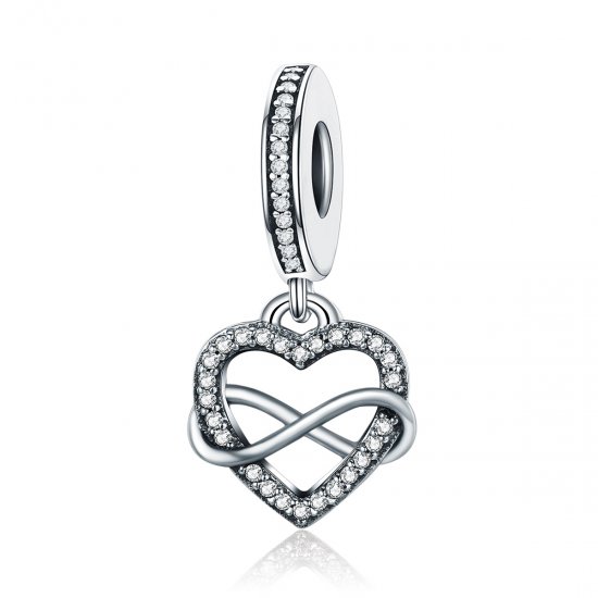 Colgante de Gato Negro de Estilo Pandora con Luna - SCC2218 - Haga click en la imagen para cerrar