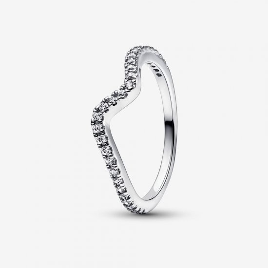Anillo Brillante Onda PANDORA - 192539C01 - Haga click en la imagen para cerrar