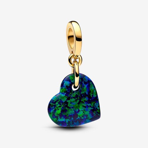 Charm Colgante Pandora Corazón Verde Opalescente - 763348C01
