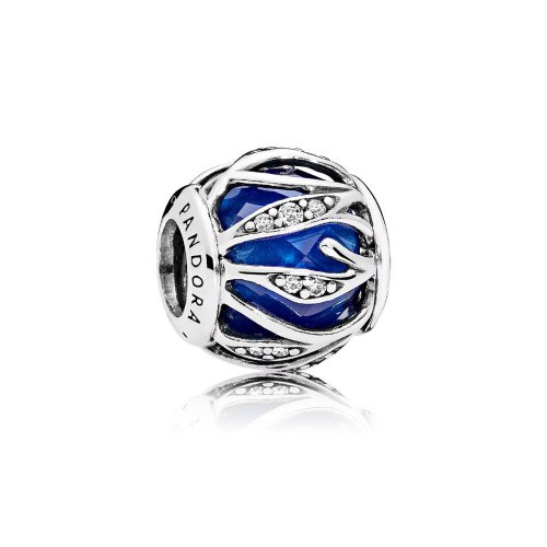 Charm PANDORA en plata de ley Naturaleza Radiante Azul - 791969NCB
