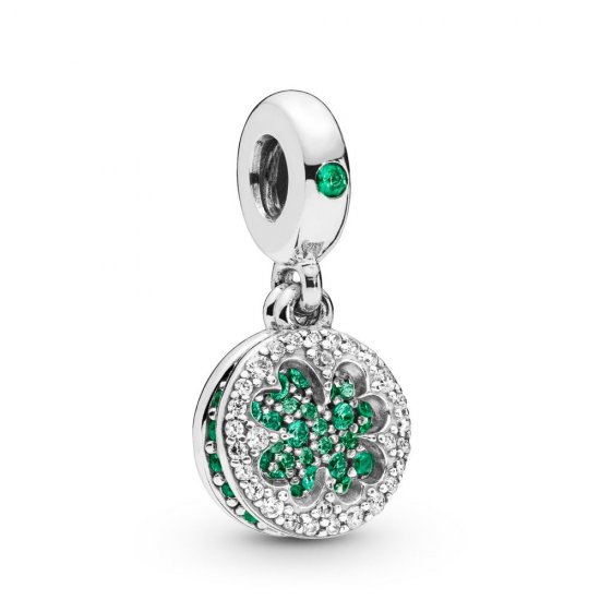 Charm Colgante PANDORA en plata de ley Trébol Brillante - 797906NRGMX - Haga click en la imagen para cerrar