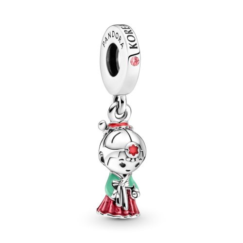 PANDORA Muñeca Coreana Hanbok Charm Colgante - 799499C01