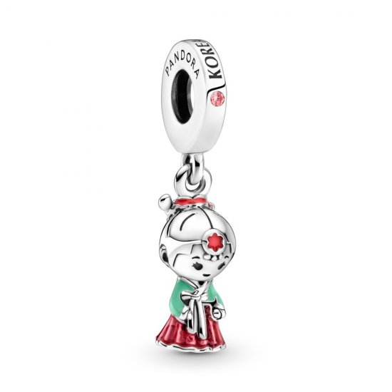 PANDORA Muñeca Coreana Hanbok Charm Colgante - 799499C01 - Haga click en la imagen para cerrar