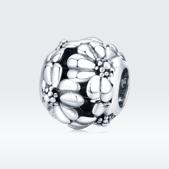Charm en estilo Pandora de plata con margarita - SCC1487 - Haga click en la imagen para cerrar