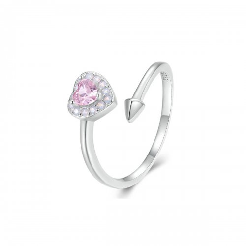 Anillo de estilo Pandora con corazón abierto - SCR957-E