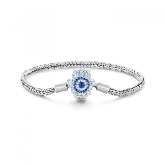 Cadena básica de la diosa guardiana Fátima estilo PANDORA - BSB159 - Haga click en la imagen para cerrar