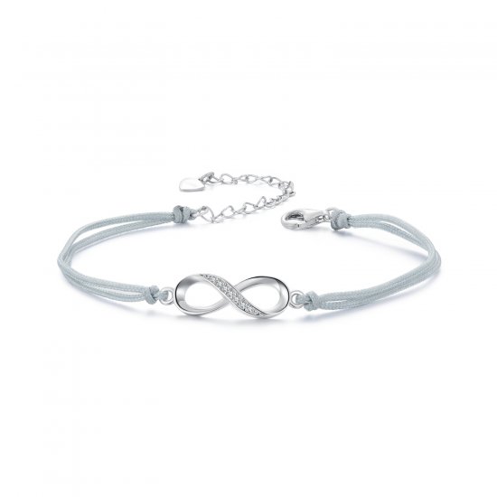 Pulsera con símbolo del infinito estilo PANDORA - SCB279 - Haga click en la imagen para cerrar