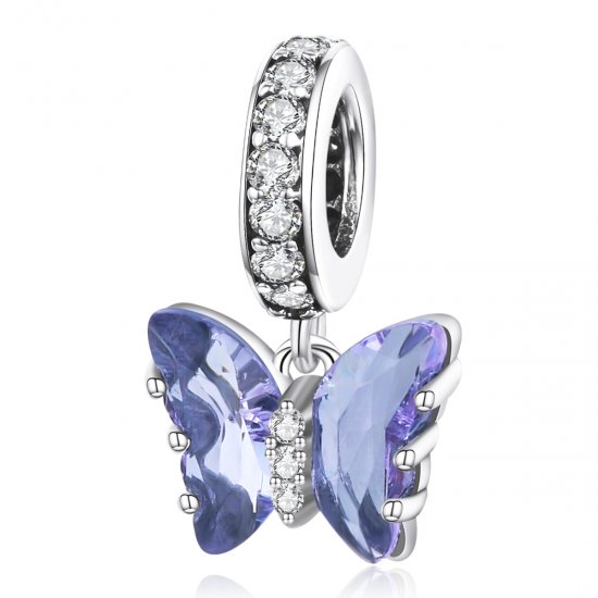 Hermosa mariposa estilo PANDORA - BSC423-VT - Haga click en la imagen para cerrar