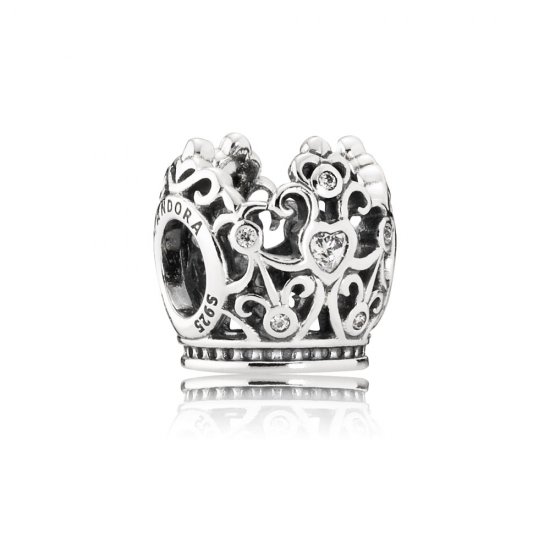 Charm en plata de ley Corona de Princesa - PANDORA - Haga click en la imagen para cerrar