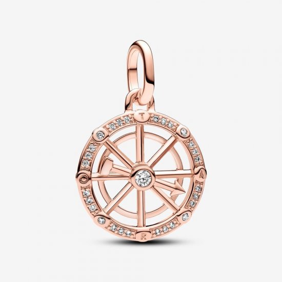 Charm Medallón Pandora ME Ruleta Fortuna - 783063C01 - Haga click en la imagen para cerrar