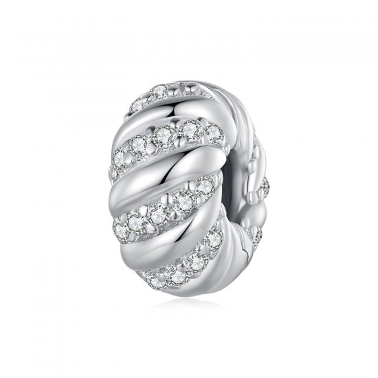 Pandora Estilo Separador de Silicona Trenzado - BSC905 - Haga click en la imagen para cerrar