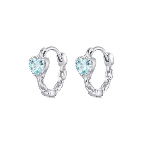 Pendientes estilo PANDORA Corazón del mar - BSE1099