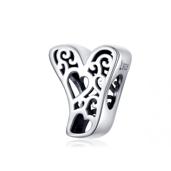 Encanto de plata estilo Pandora con letra Y mágica - SCC1229-Y - Haga click en la imagen para cerrar
