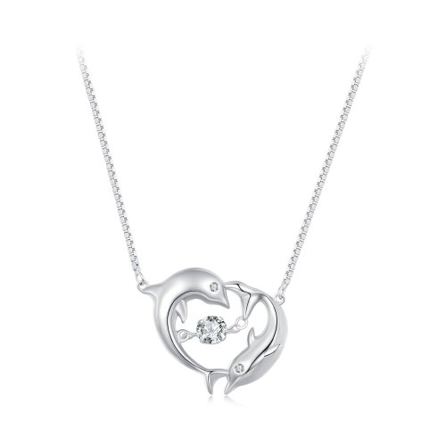 Collar inteligente estilo Pandora con delfín - BSN340