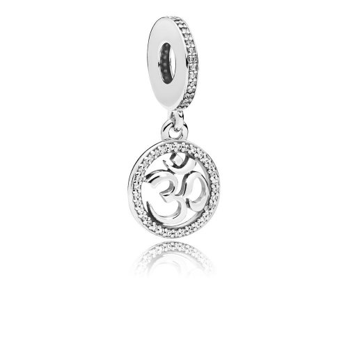 Charm colgante en plata de ley Símbolo OM PANDORA