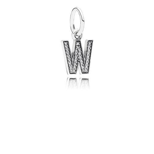 Charm colgante letra W - PANDORA