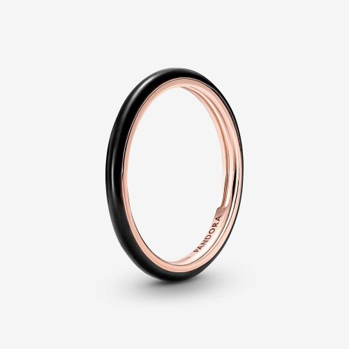 Anillo Esmalte Negro Pandora ME - 189655C01
