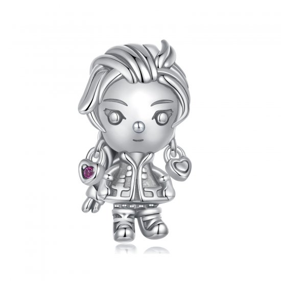 Charm de chica punk estilo PANDORA - SCC2793 - Haga click en la imagen para cerrar