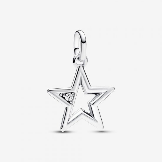 Charm Medallón Estrella Brillante Pandora ME - 793032C01 - Haga click en la imagen para cerrar