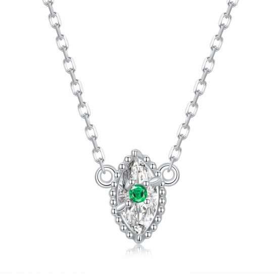 Collar Estilo Pandora Ojo del Diablo - BSN258 - Haga click en la imagen para cerrar