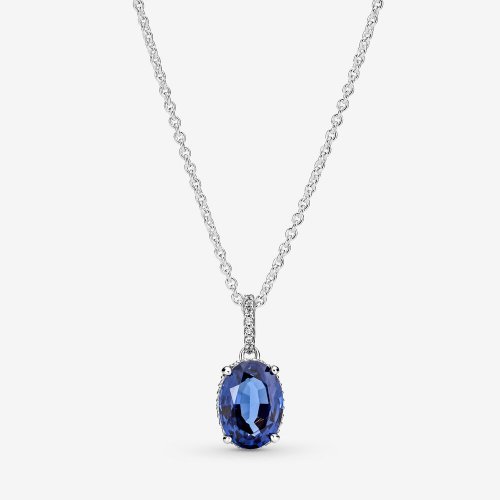 Collar colgante PANDORA Sparkling Statement Halo - 390055C01