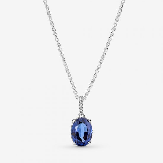Collar colgante PANDORA Sparkling Statement Halo - 390055C01 - Haga click en la imagen para cerrar
